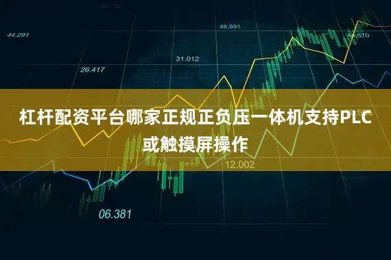 杠杆配资平台哪家正规正负压一体机支持PLC或触摸屏操作
